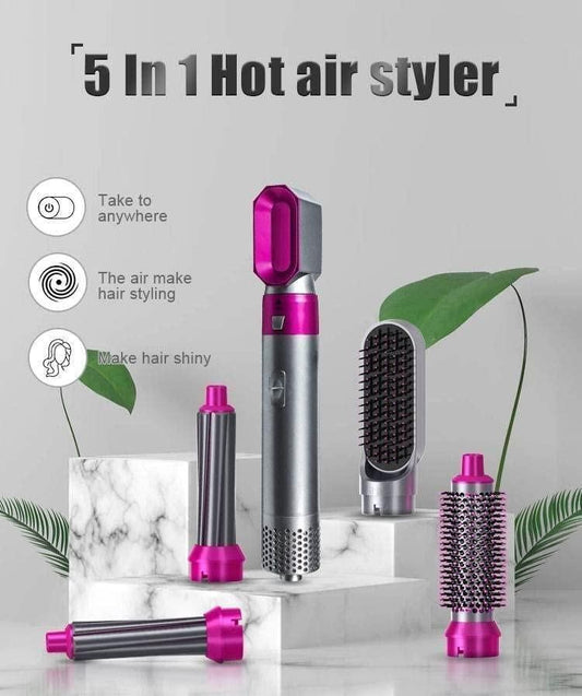 "5-in-1 Hair Dryer: Your Ultimate Styling Companion!"